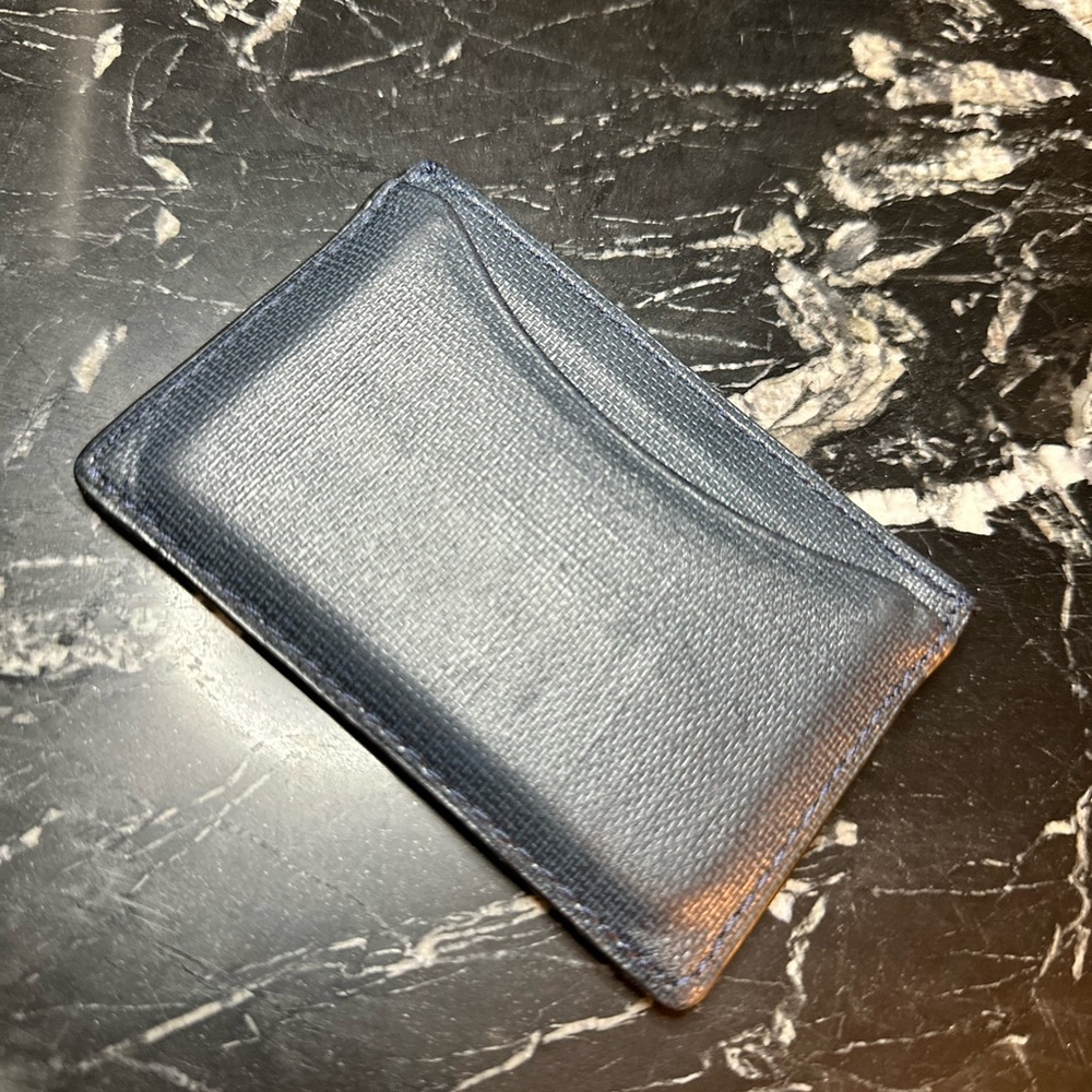 Jack Spade Leather Card Holder